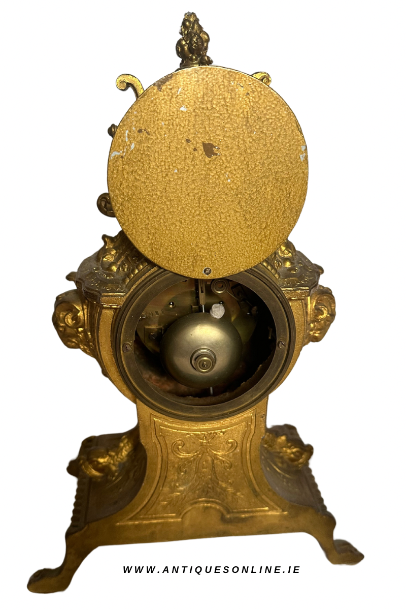 French Clock and Garniture set 19th Century