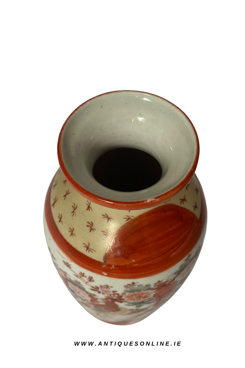 Japanese Kutani Porcelain Vase