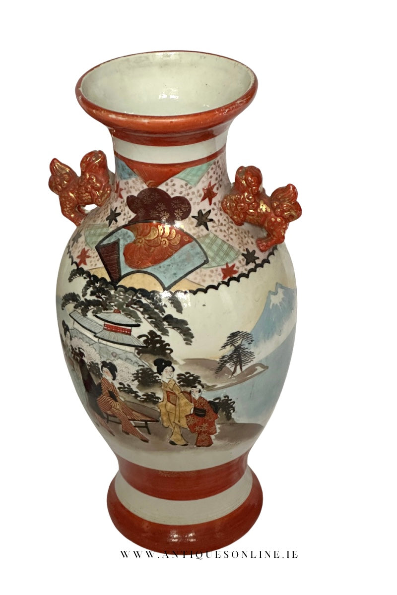 Pair of Japanese Kutani vases